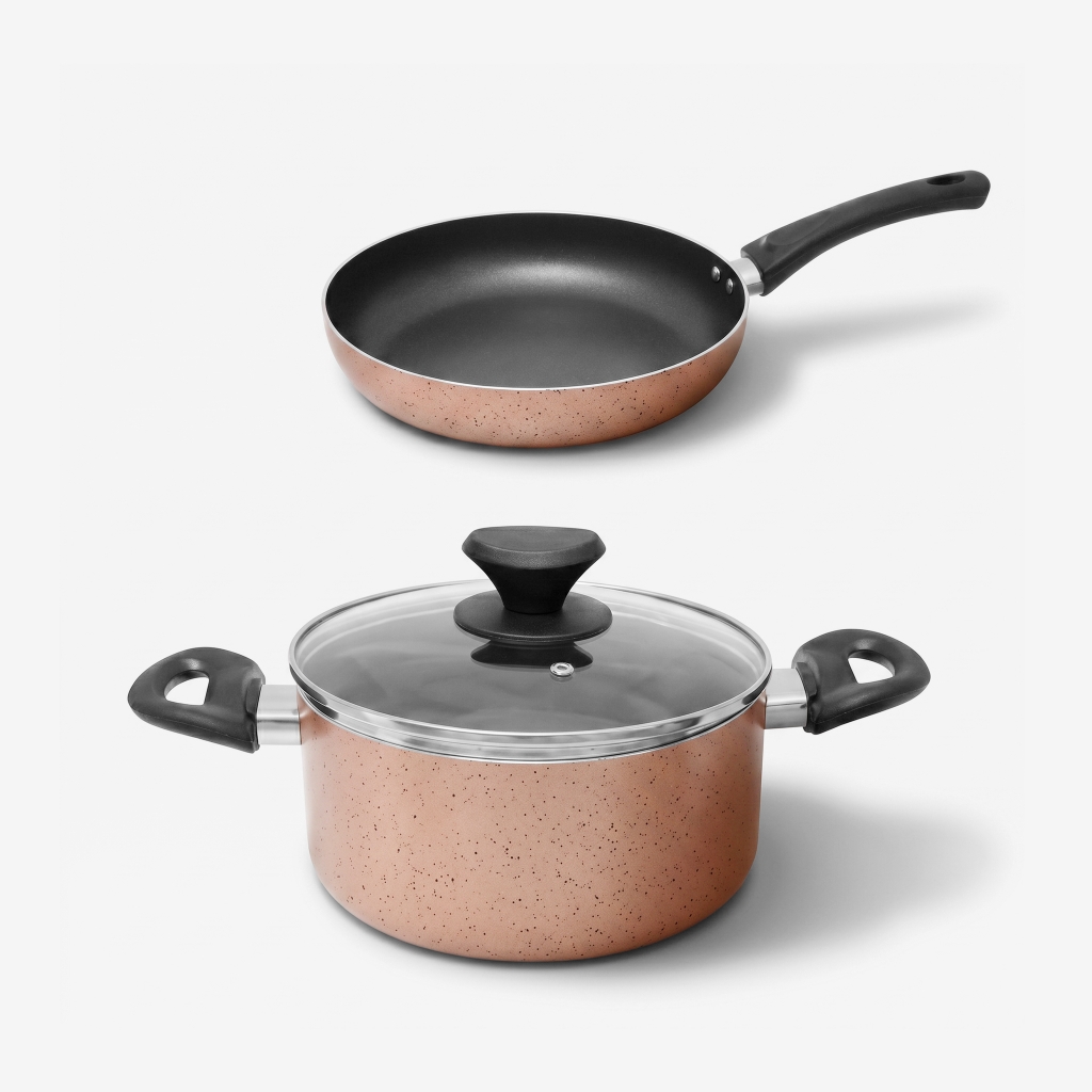 Bộ nồi chống dính Smartcook SM-4106OL nồi 20, chảo 20cm