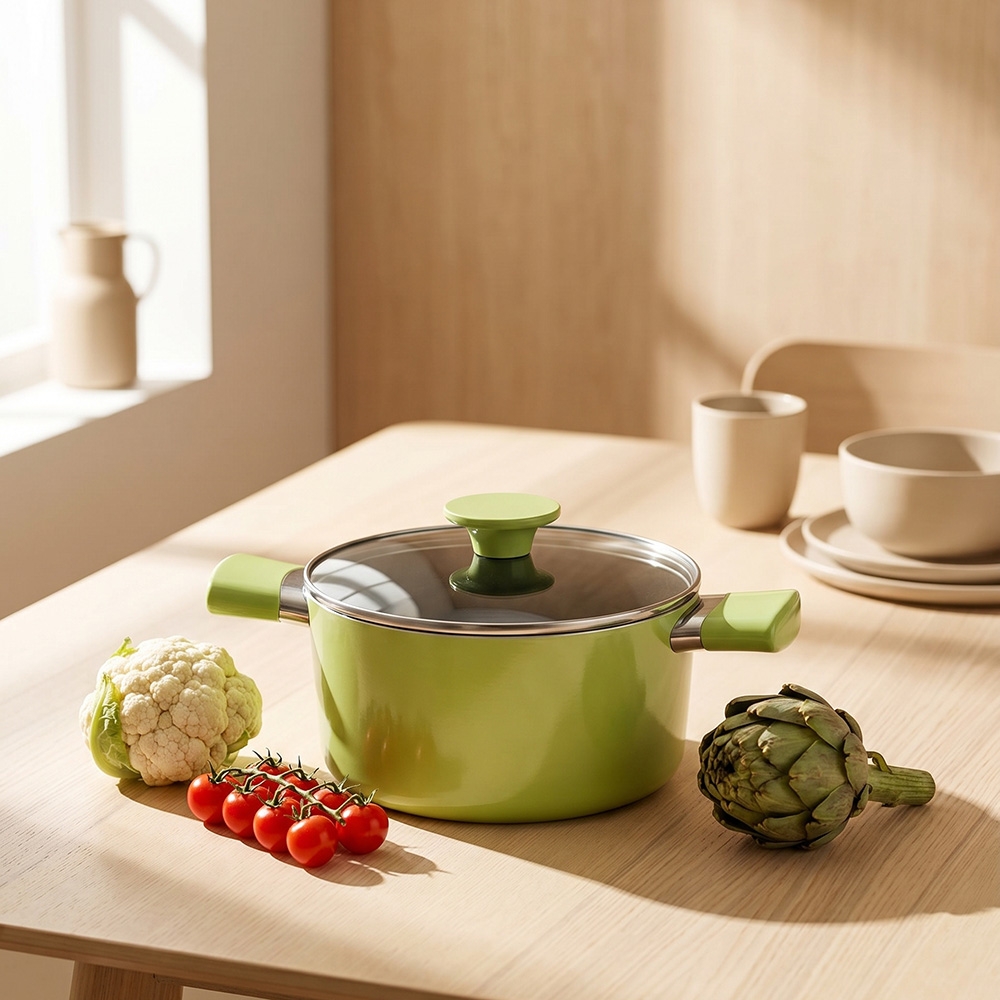 Nồi chống dính siêu bền elmich EL -5113AO18 size 18cm