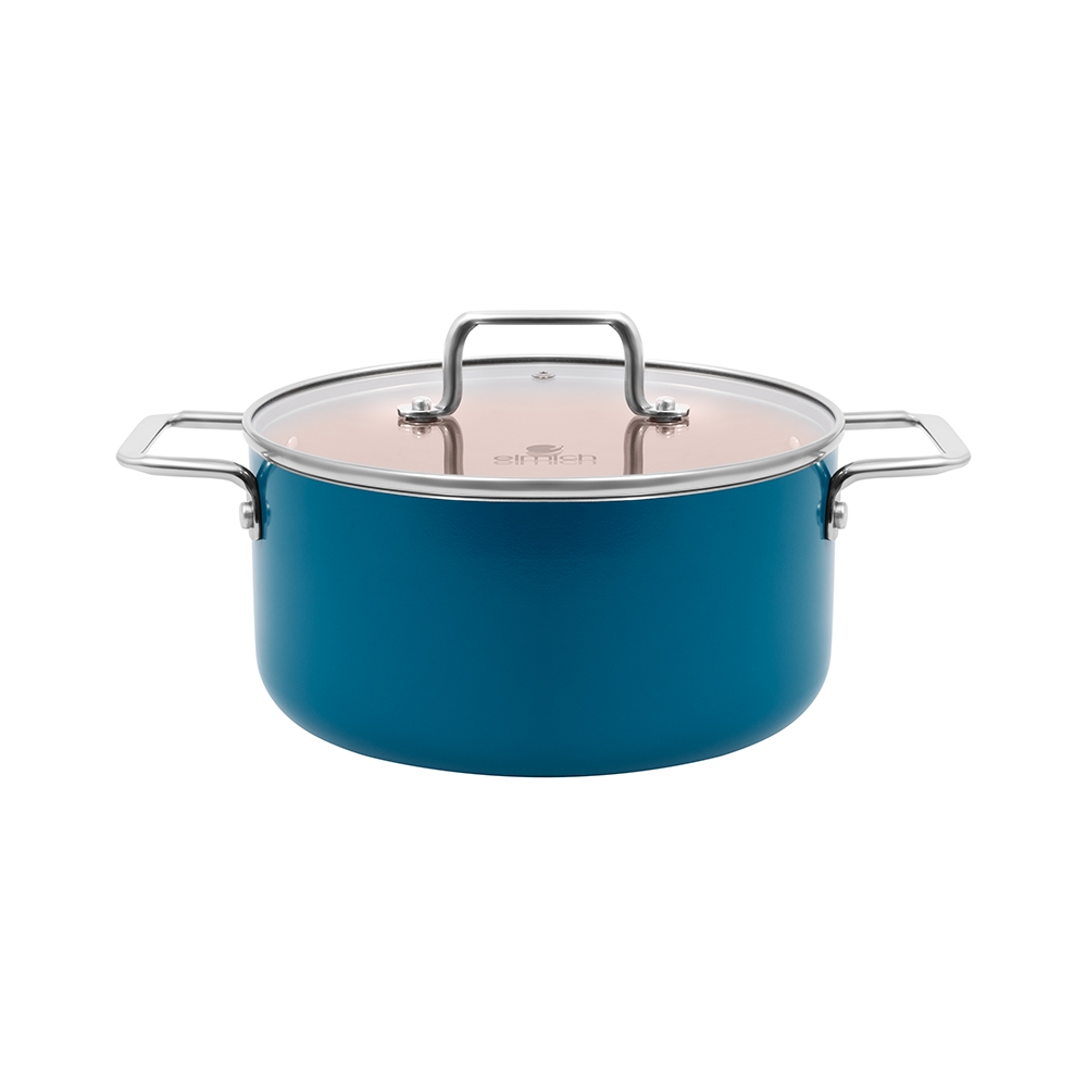Bộ nồi chống dính ceramic Elmich Daily EL5245CB01-16, 20, 24cm
