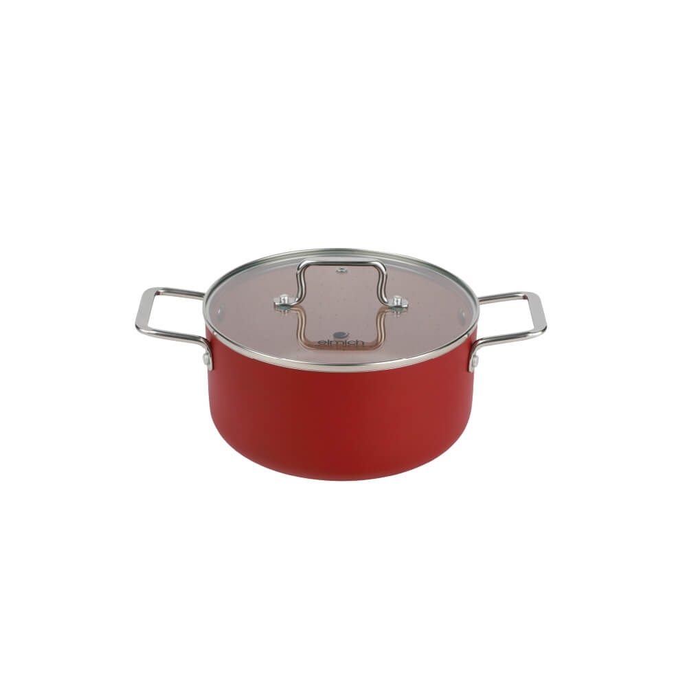 Bộ nồi nhôm chống dính Elmich EL-5312MN size 16, 20, 24cm