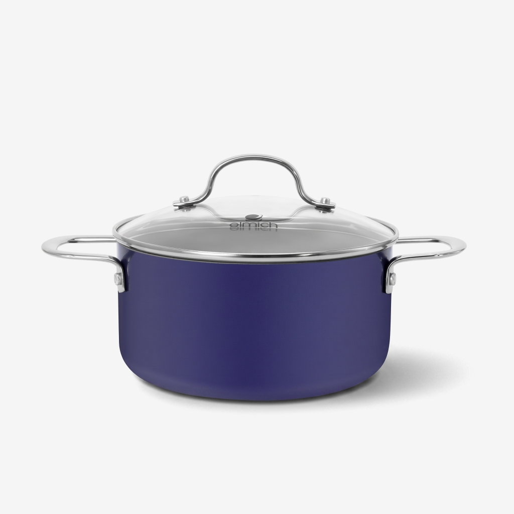 Nồi phủ sứ an toàn Elmich Classic El-5526FD size 18,20cm