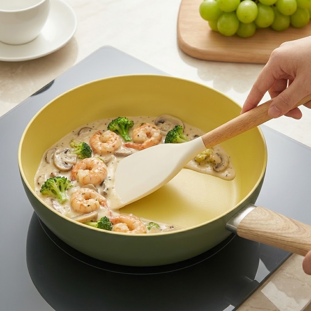 Chảo chống dính ceramic Elmich Daily Olive Classic EL5978OV