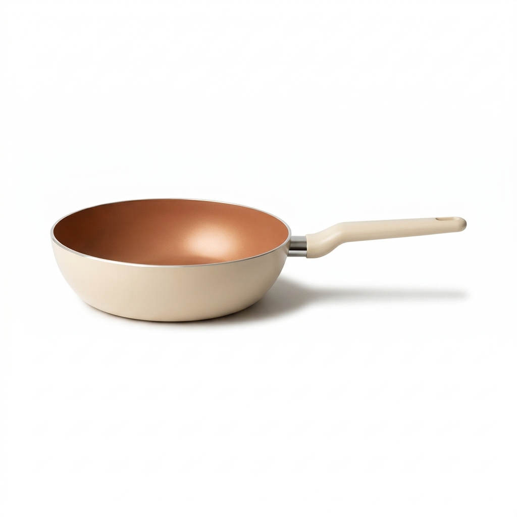 Chảo chống dính ceramic elmich Mocha EL5989MC Size 20,24,26,28cm