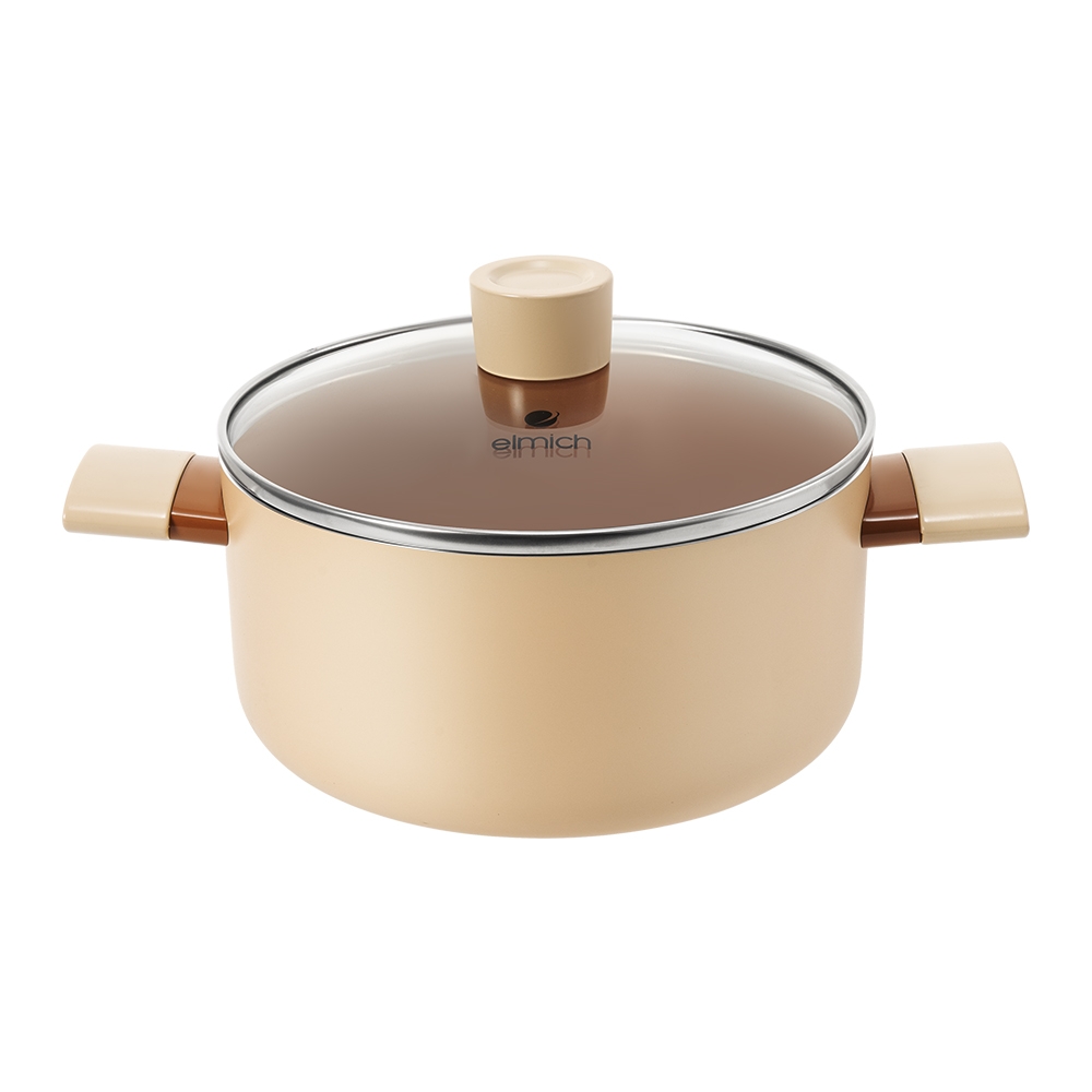 Bộ nồi chảo chống dính Elmich Daily size 18,20,24 chảo 20, 26cm