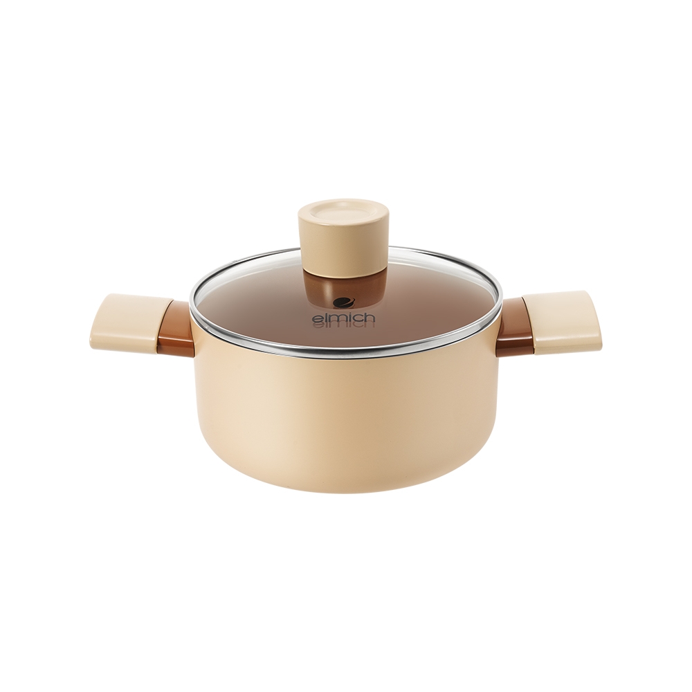 Bộ nồi chảo chống dính Elmich Daily size 18,20,24 chảo 20, 26cm