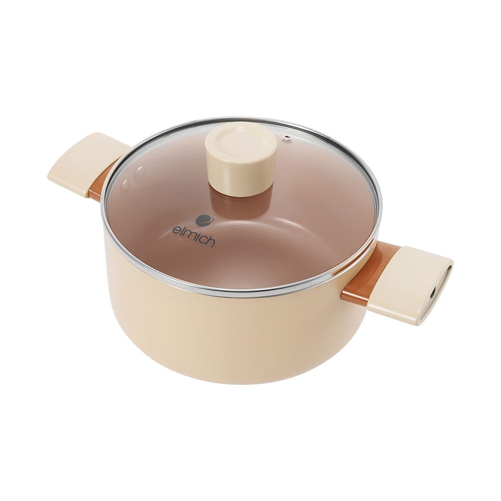 Bộ nồi chảo chống dính Elmich Daily size 18,20,24 chảo 20, 26cm