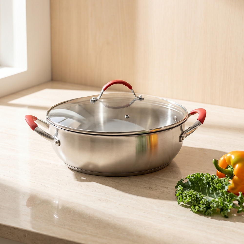 Nồi lẩu Inox 304 cao cấp Elmich đáy từ 26cm Made in Czech EL6687
