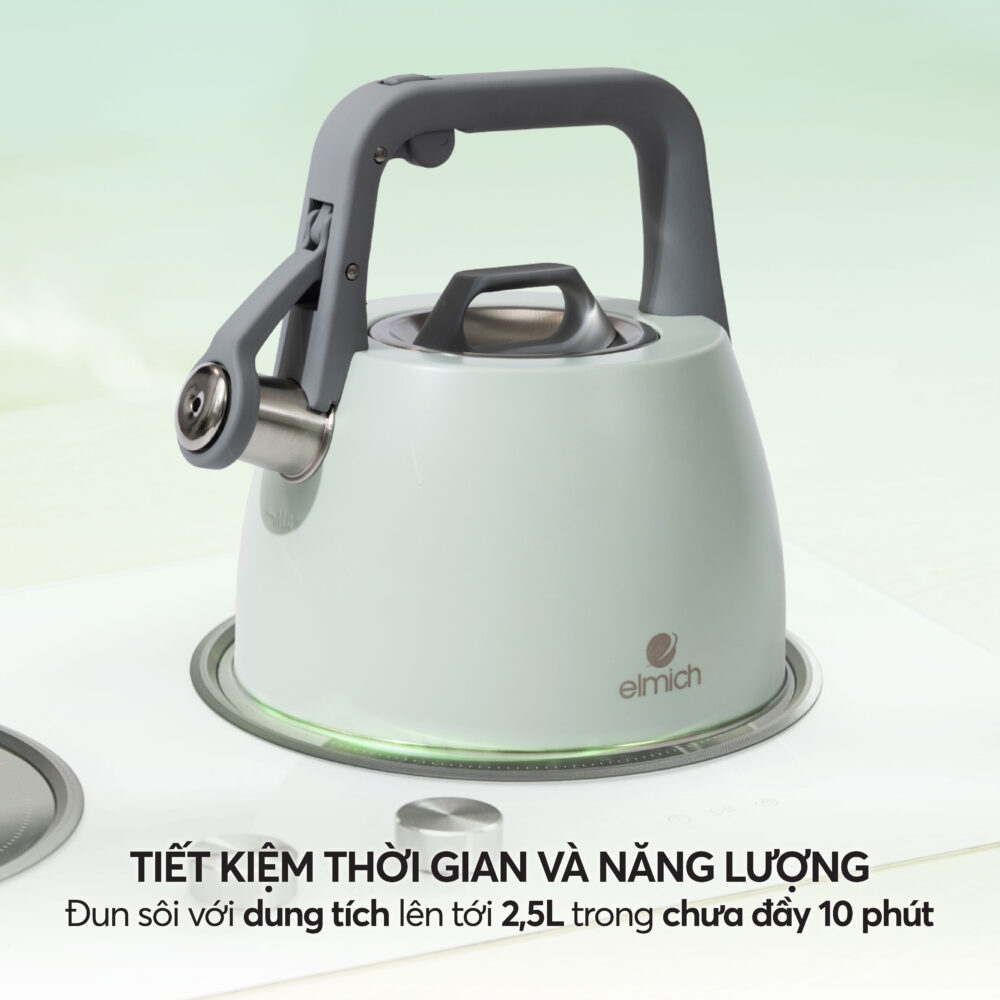 Ấm đun nước inox cao cấp Elmich 2.5L EL8279