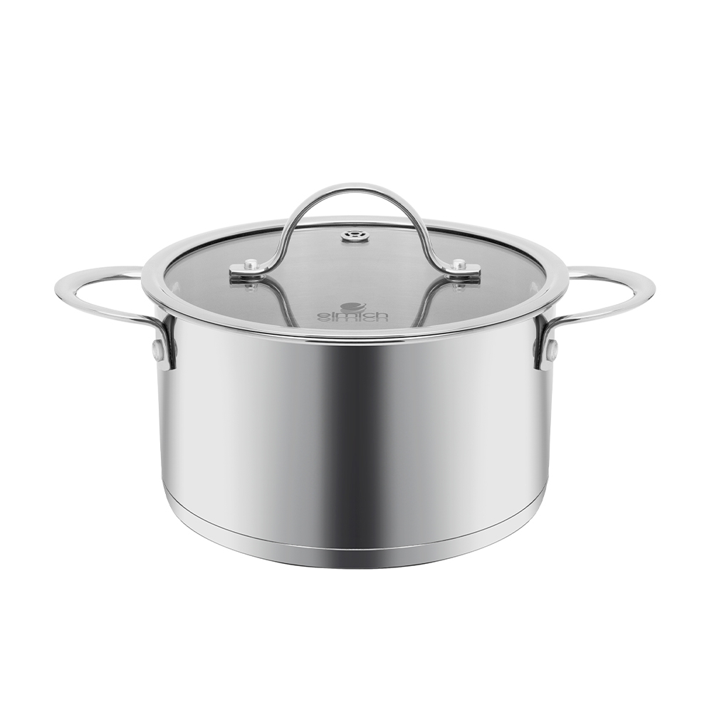 Bộ nồi Inox 304 Impact bonding EL-2480 Size 16, 20, 24cm
