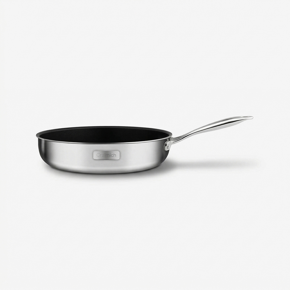 Chảo chống dính Inox dập nguyên khối Ceramic Elmich Trimax Classic EL-270xOL size 24cm
