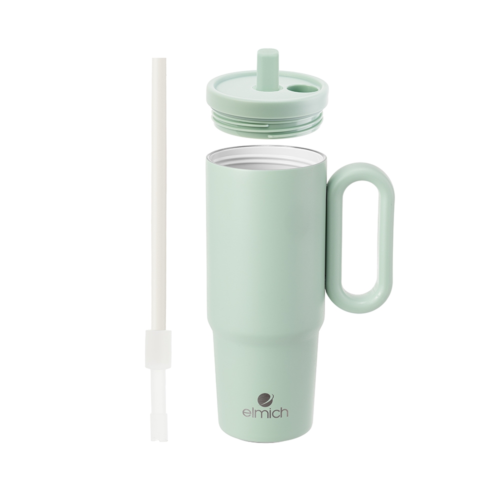Cốc giữ nhiệt inox 316 Elmich phủ sứ EL1670PG dung tích 750ml