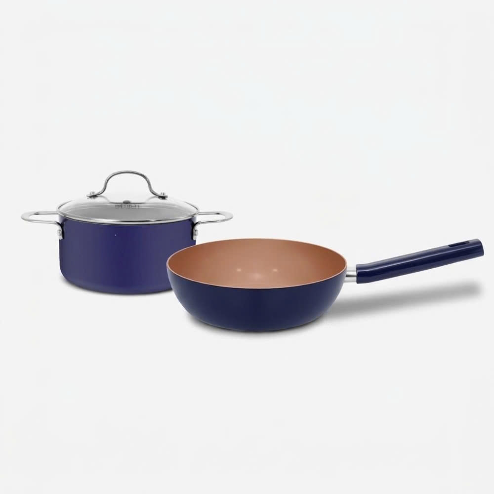 Bộ nồi chảo chống dính Elmich size 20, chảo 24cm