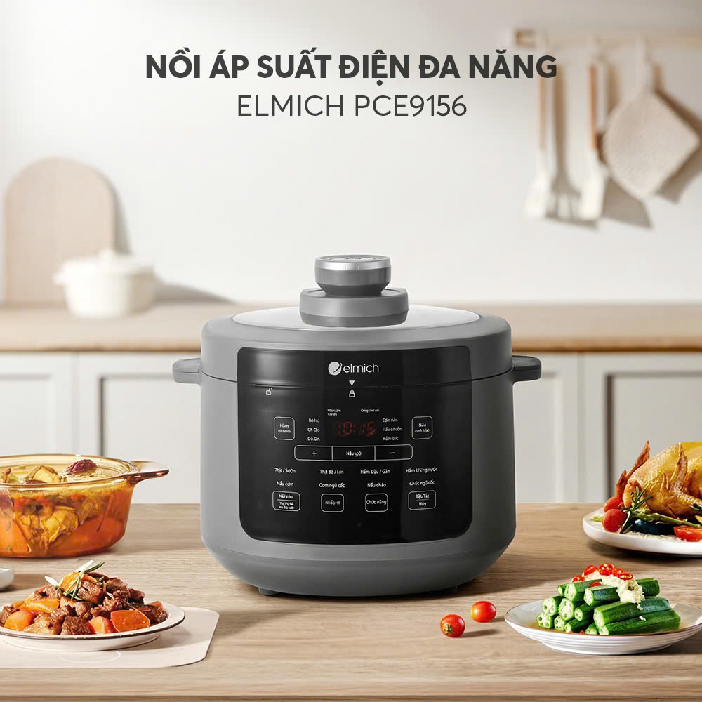 Nồi áp suất điện Elmich PCE9156 dung tích 5L