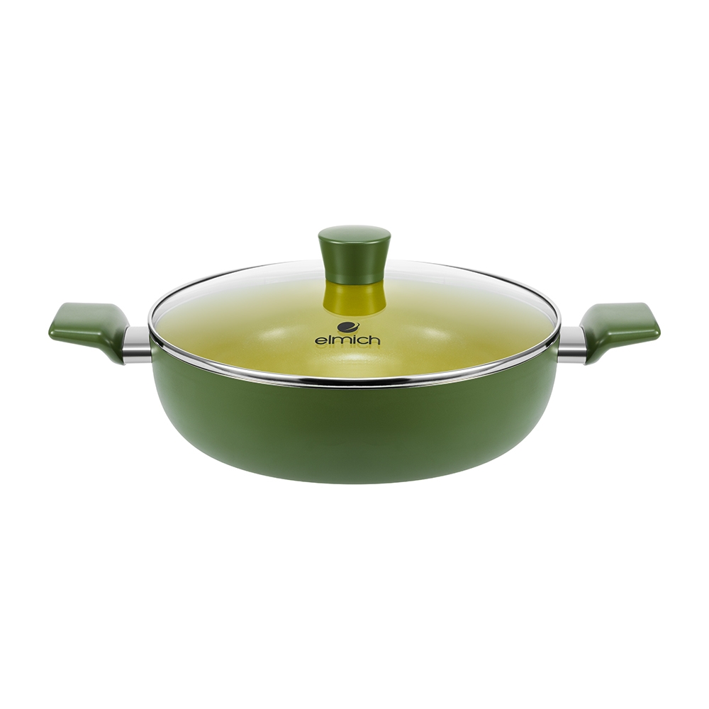 Nồi lẩu chống dính ceramic Elmich Daily Milan 28cm