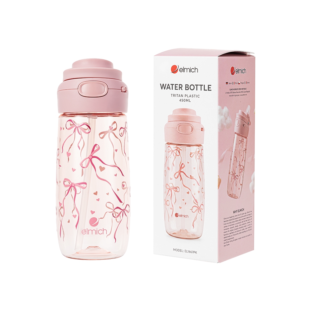 Bình nước trẻ em Elmich EL1667PK dung tích 450ml