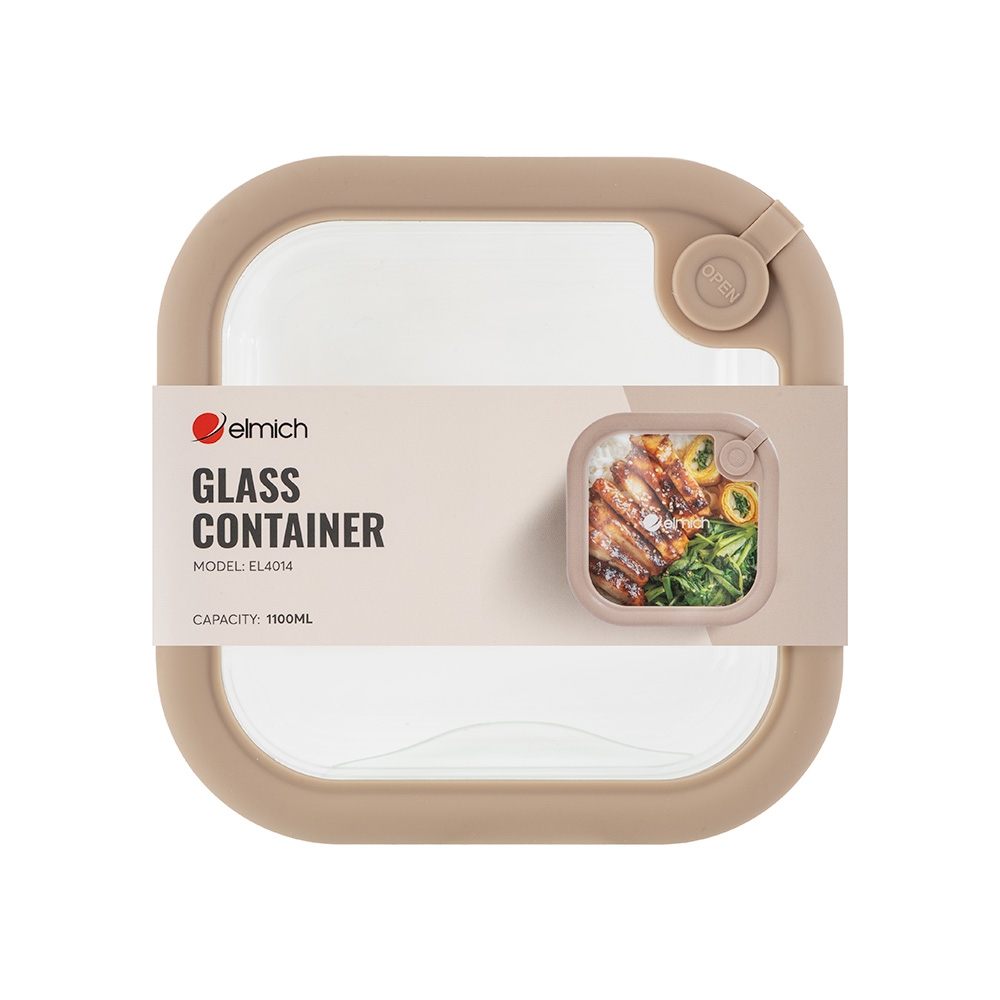 Hộp thủy tinh bảo quản thực phẩm Elmich EL4014 dung tích 1100ml
