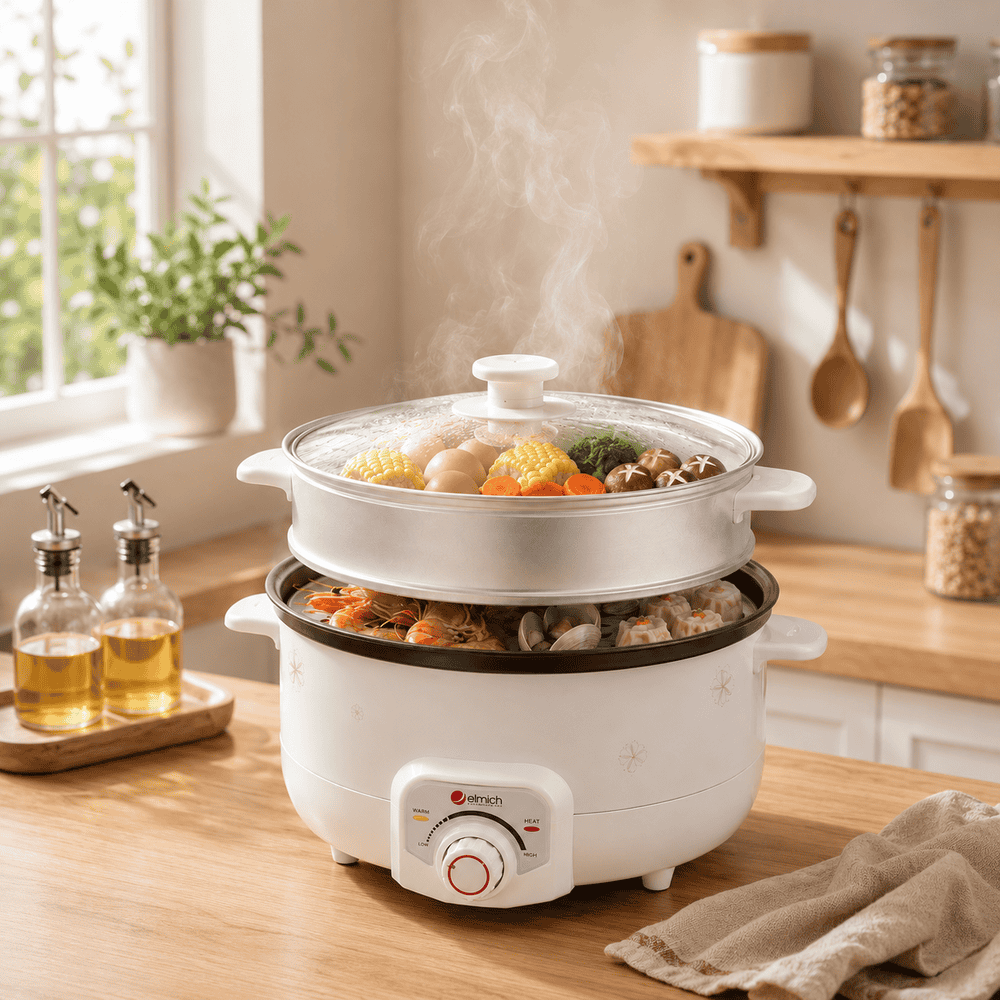 NỒI LẨU HẤP ĐIỆN ĐA NĂNG ELMICH EL-3643