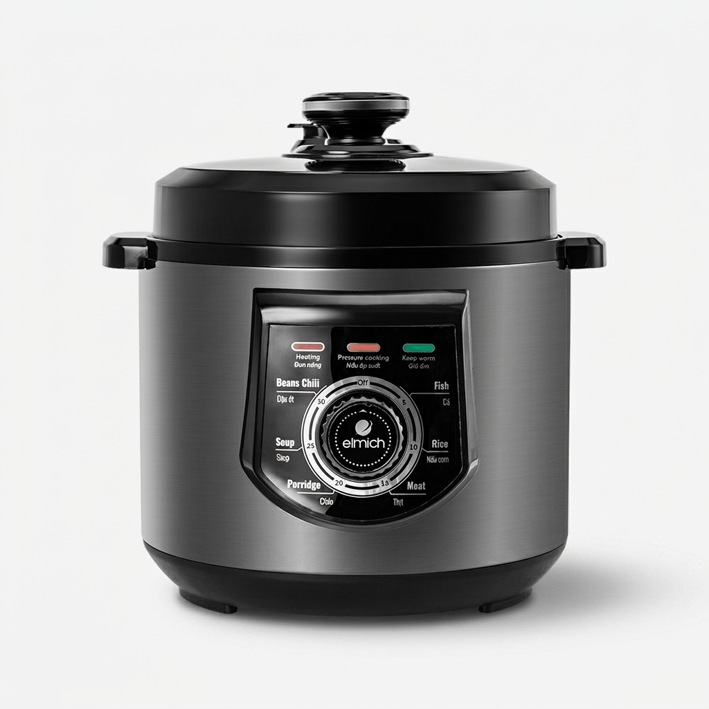 Nồi áp suất điện đa năng Elmich 6L PCE8572GR