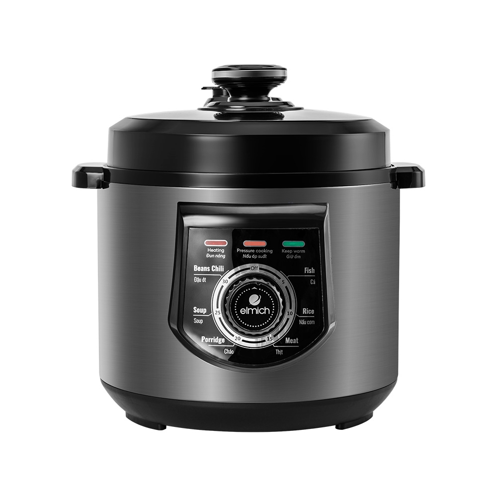 Nồi áp suất điện đa năng Elmich 6L PCE8572GR