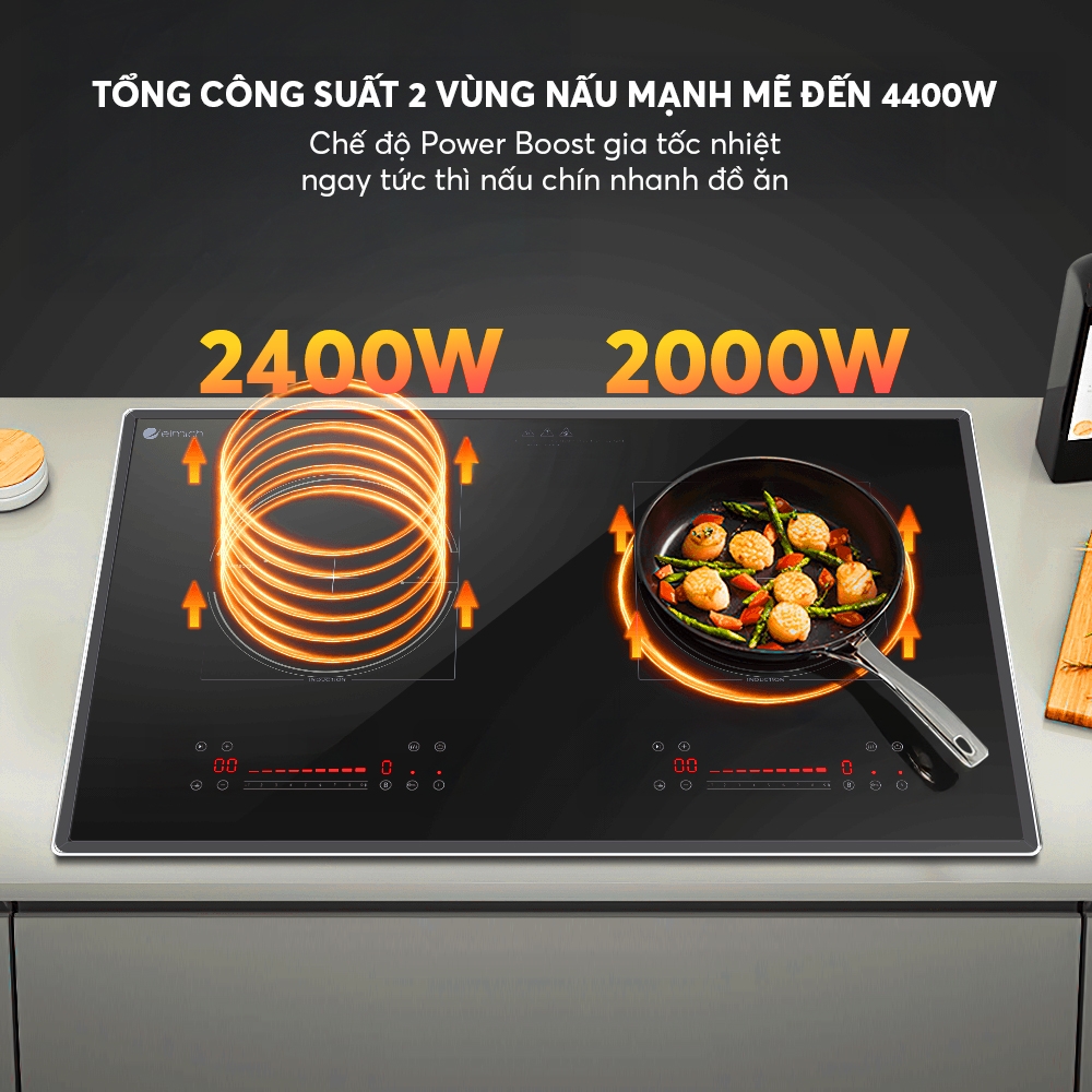Bếp từ đôi Elmich ICE-9290