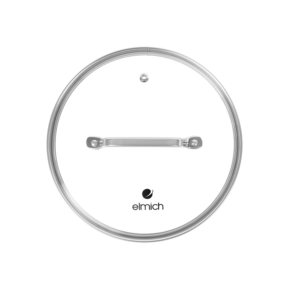 Bộ nồi chảo inox liền khối Elmich Daily Plovdi 16, 20, 24, chảo 24cm