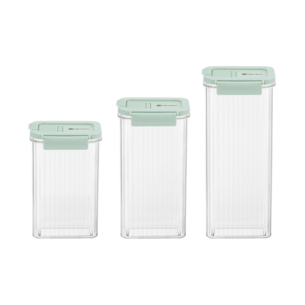 Bộ 3 hộp bảo quản thực phẩm Elmich EL3123 dung tích 1010ml-1450ml- 2000ml
