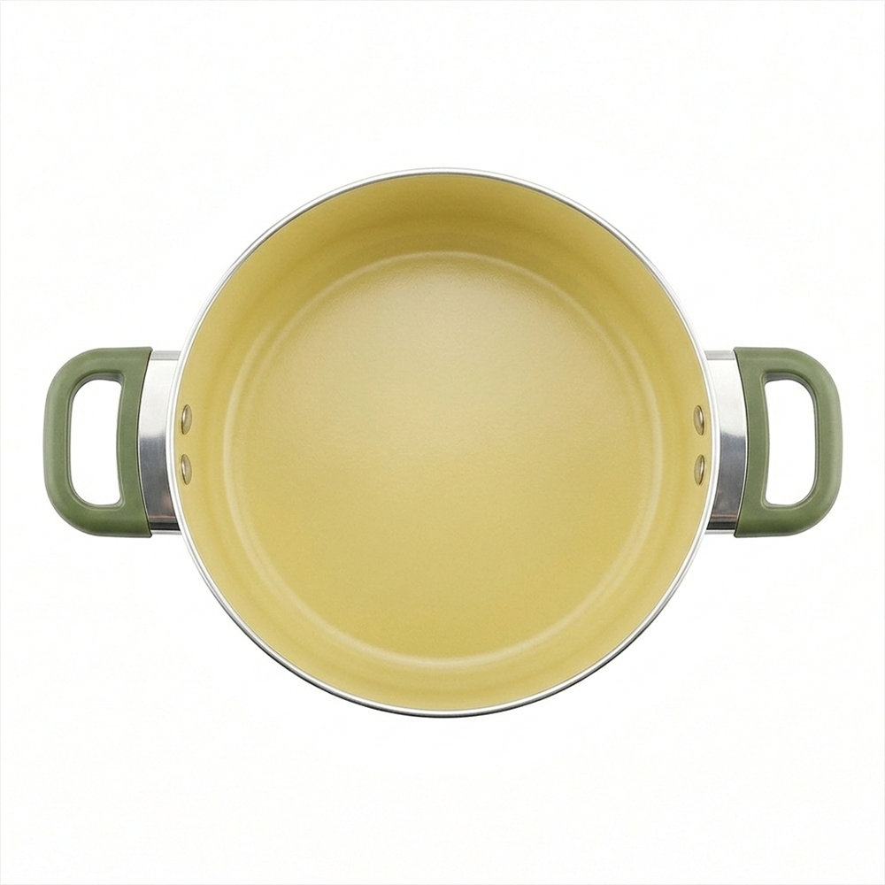 Bộ nồi chống dính ceramic Elmich Daily Olive EL5245OV01-18, 20, 24cm