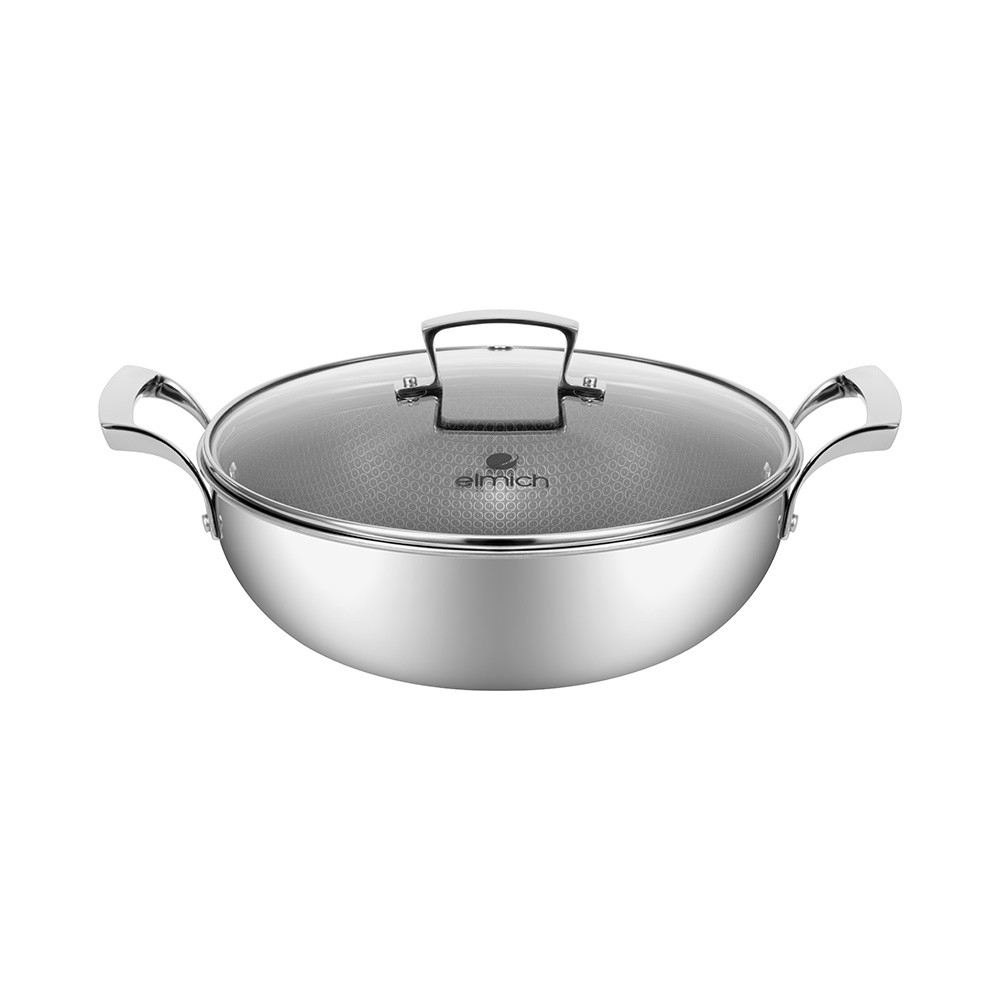 Nồi inox sâu lòng liền khối Elmich Premium Hybrid