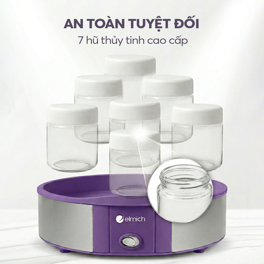 Máy làm sữa chua Elmich YME0298PP