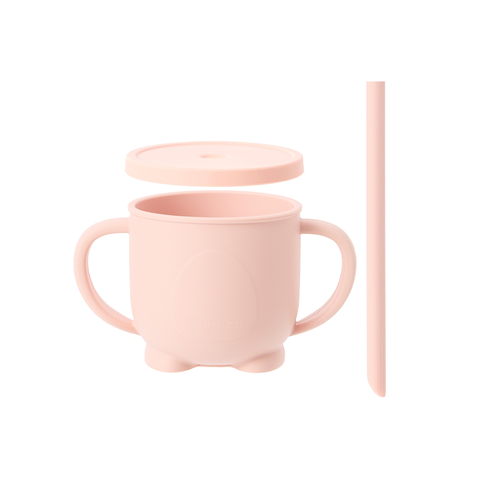 Cốc uống nước trẻ em platinum silicone Elmich Daily EL4034