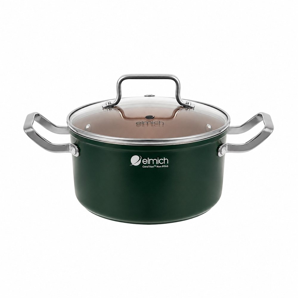 Bộ nồi ceramic Elmich Plus Harmony 16, 18, 20, 24cm