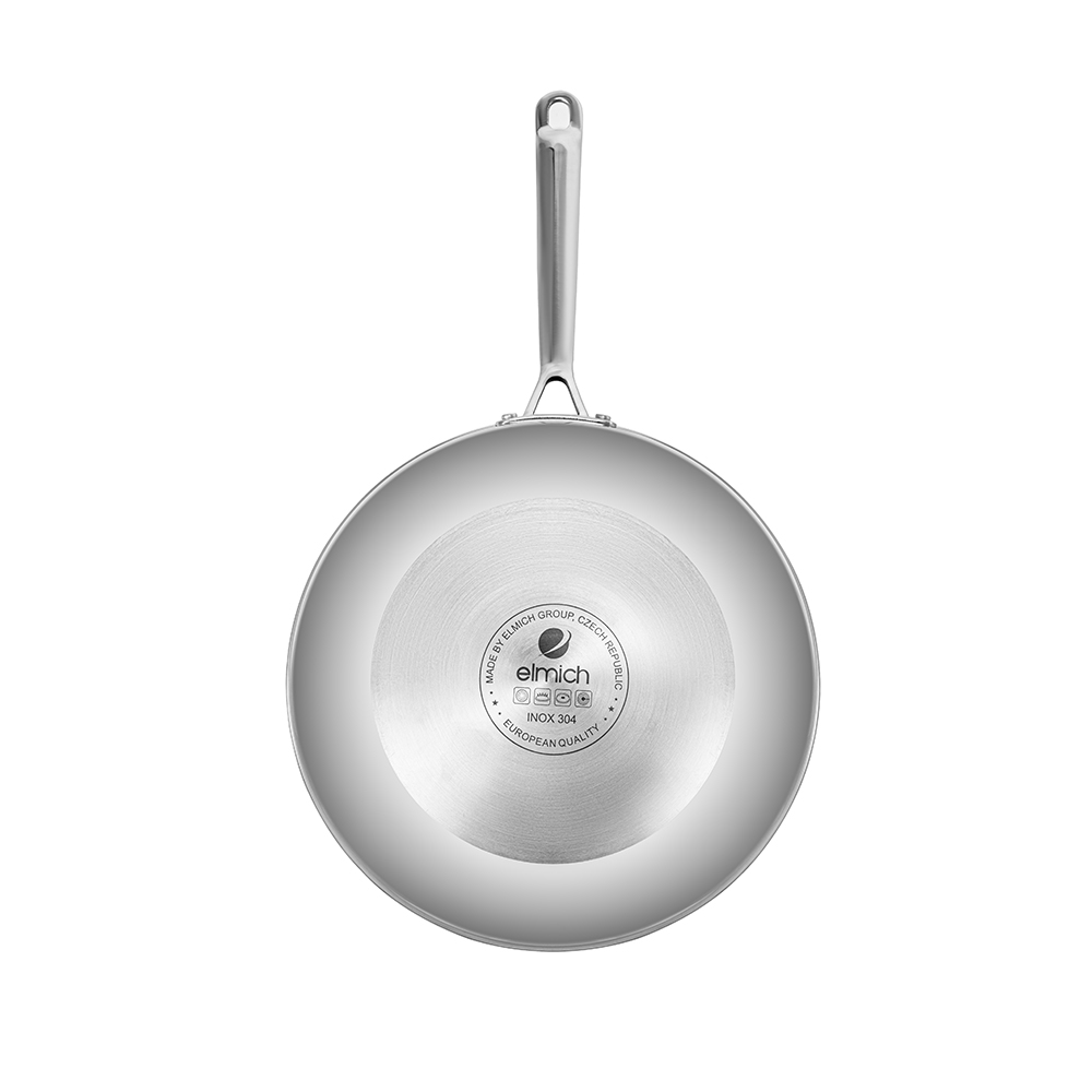 Chảo inox sâu lòng liền khối Elmich Premium Hybrid