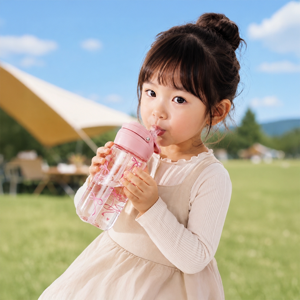 Bình nước trẻ em Elmich EL1667PK dung tích 450ml