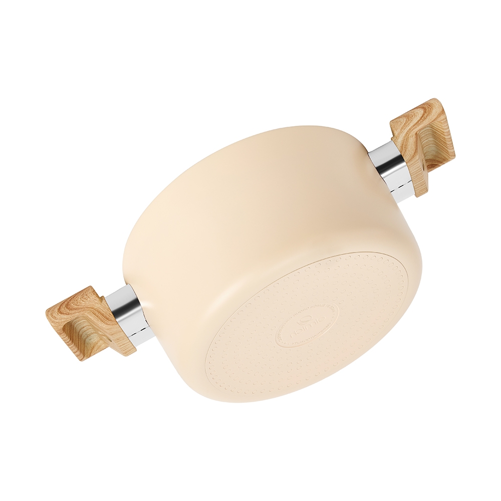 Bộ nồi chảo Ceramic Elmich Daily Nature nồi 18, 20, 24 chảo 20, 26cm