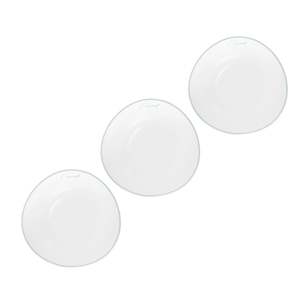 Bộ 3 bát tô nhỡ sứ Elmich Plus Cresent 15.4x15.5x5.9cm