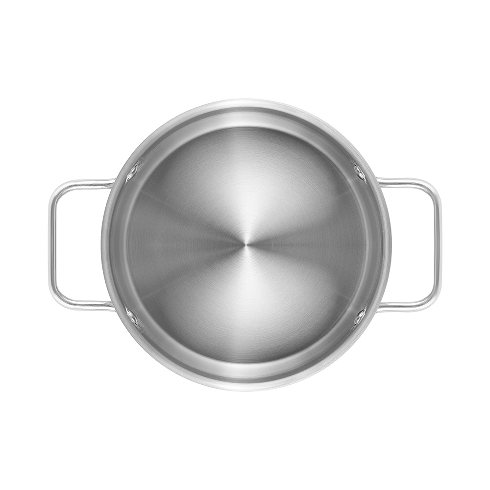 Bộ nồi chảo inox liền khối Elmich Daily Plovdi 16, 20, 24, chảo 24cm