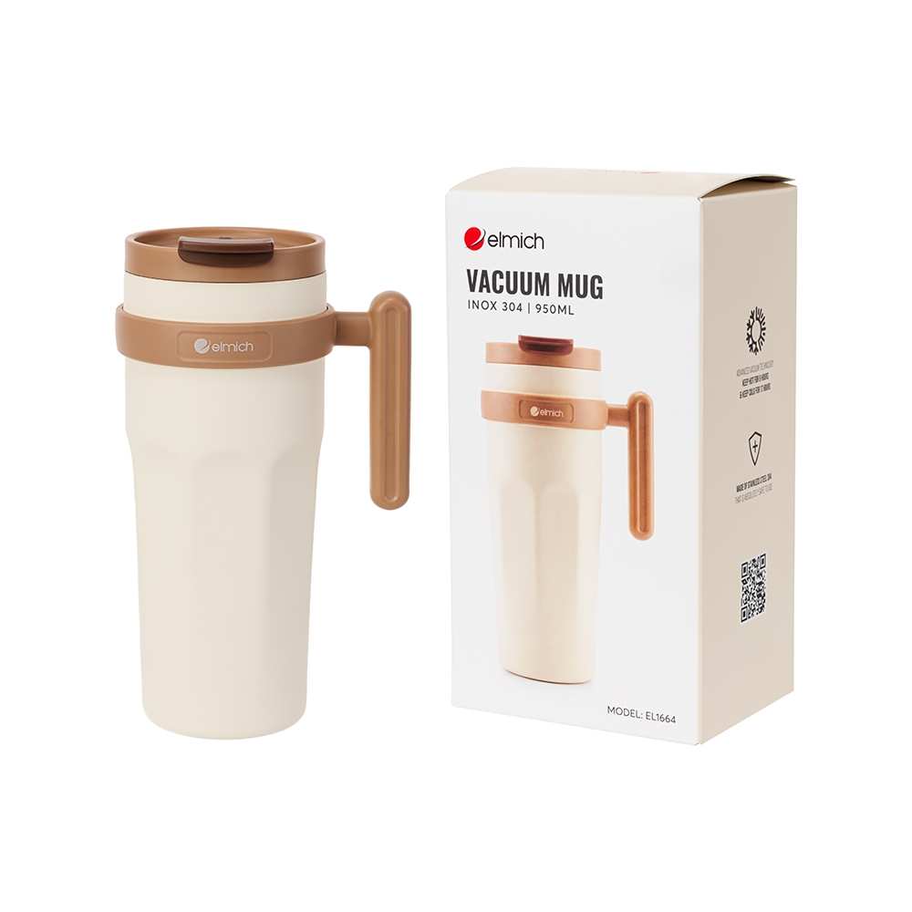 Cốc giữ nhiệt inox 304 Elmich EL1664 dung tích 950ml