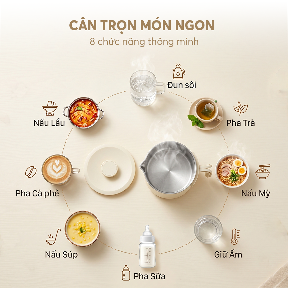 Nồi lẩu điện mini Elmich MPE1393