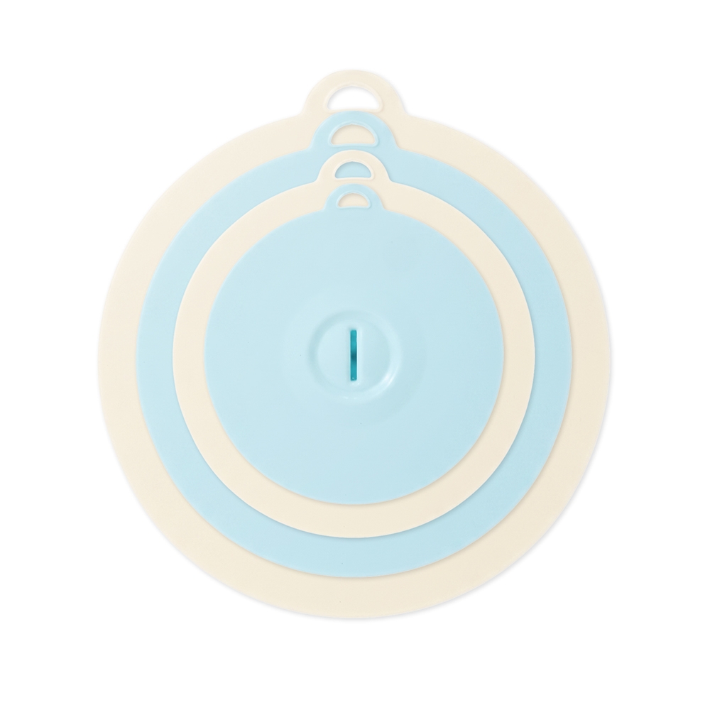 Bộ 4 nắp đậy bát đĩa platinum silicone Elmich Daily