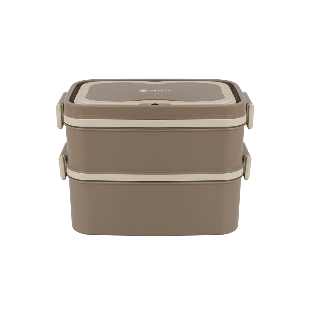 Hộp cơm 2 tầng inox 304 Elmich EL1317 dung tích 1.3L