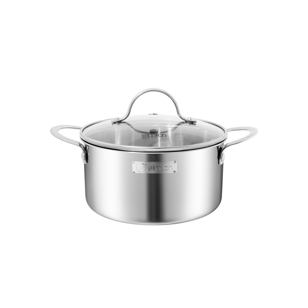 Bộ nồi inox liền khối Elmich EL2487IN01 Size 16,20,24cm