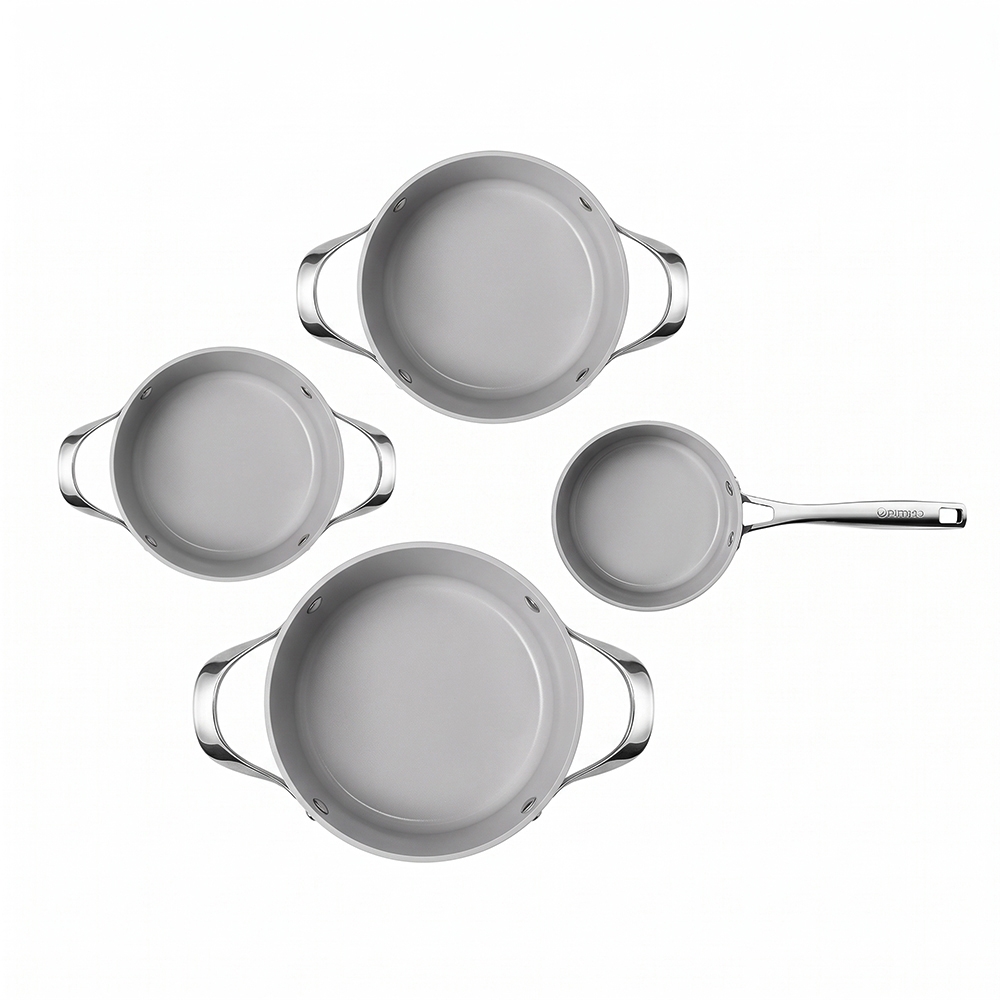 Bộ nồi Ceramic Elmich Premium Zen Quánh 16cm, nồi 18, 20, 24cm