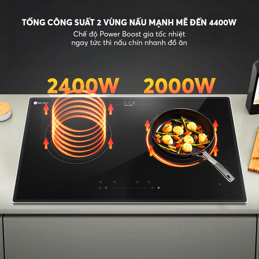 Bếp từ đôi Elmich ICE-9291