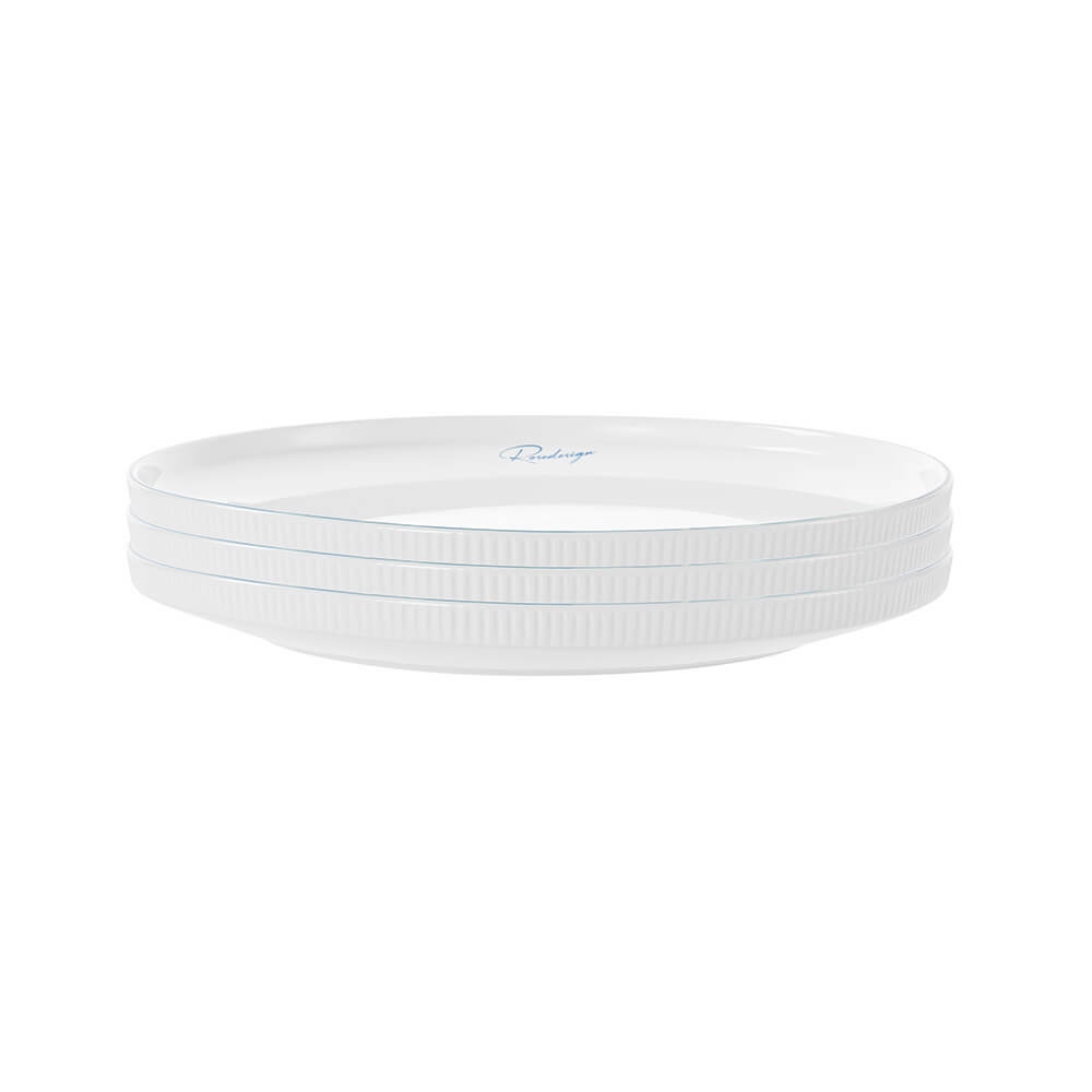 Bộ 3 đĩa tròn to Elmich RoseDesign EL-0260