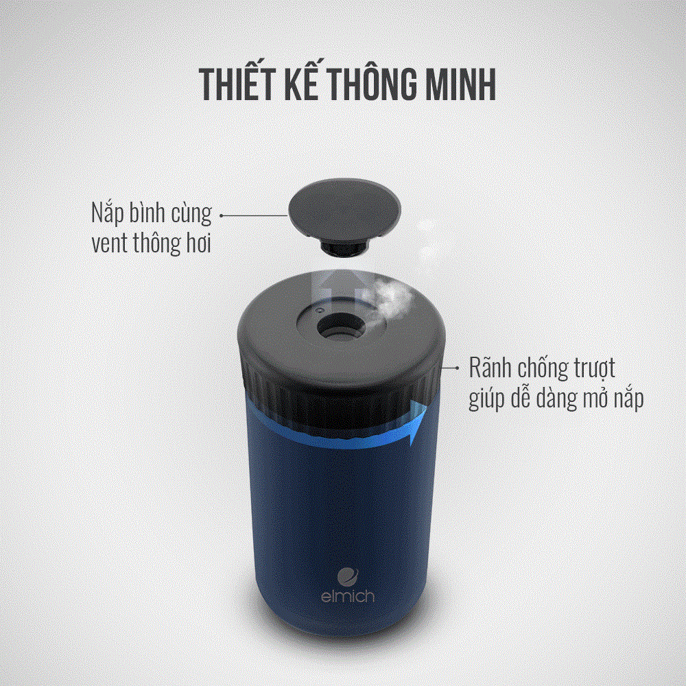 Bình giữ nhiệt inox 304 Elmich EL-8012OL dung tích 600ml