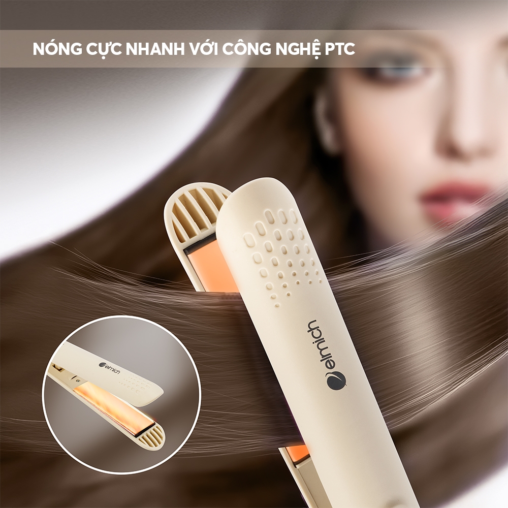 Máy là và tạo kiểu tóc Elmich HDE1302