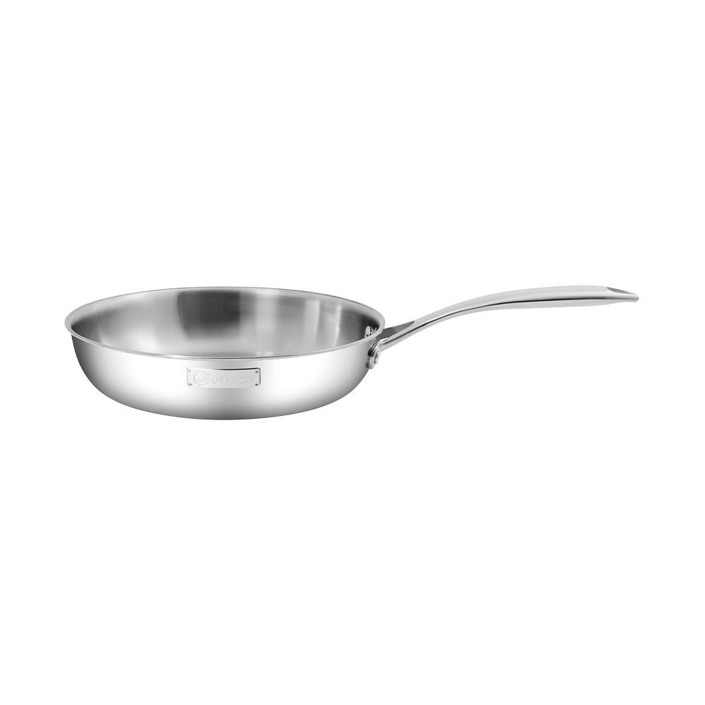Bộ nồi chảo inox  liền khối Elmich Trimax EL2486IN01 Size 16,20,24, chảo 20,24cm