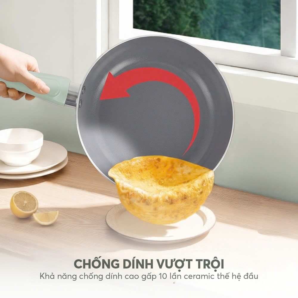 Chảo chống dính ceramic Elmich Daily 24cm