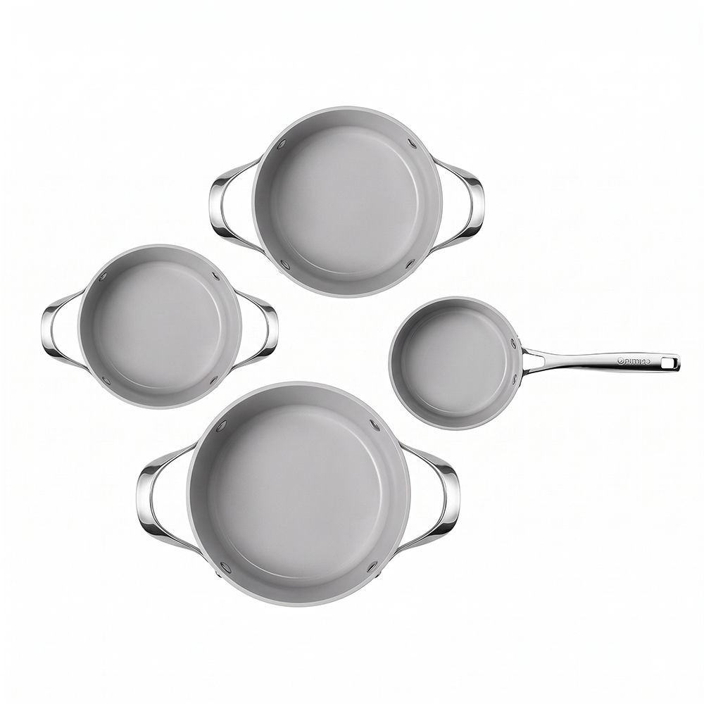 Bộ nồi Ceramic Elmich Premium Zen Quánh 16cm, nồi 18, 20, 24cm