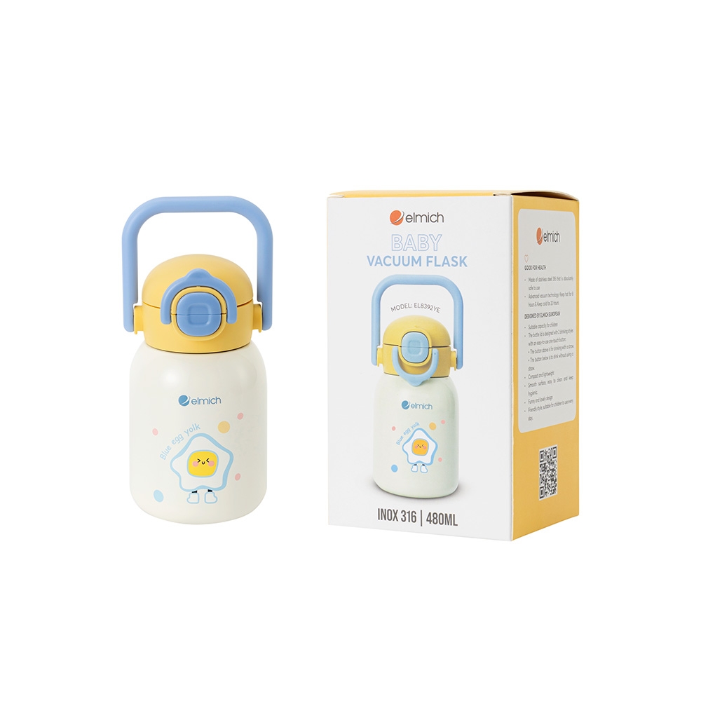 Bình giữ nhiệt baby inox 316 Elmich EL8392 dung tích 480ml